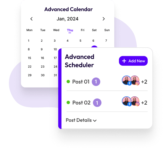 Advanced Scheduler Calendar